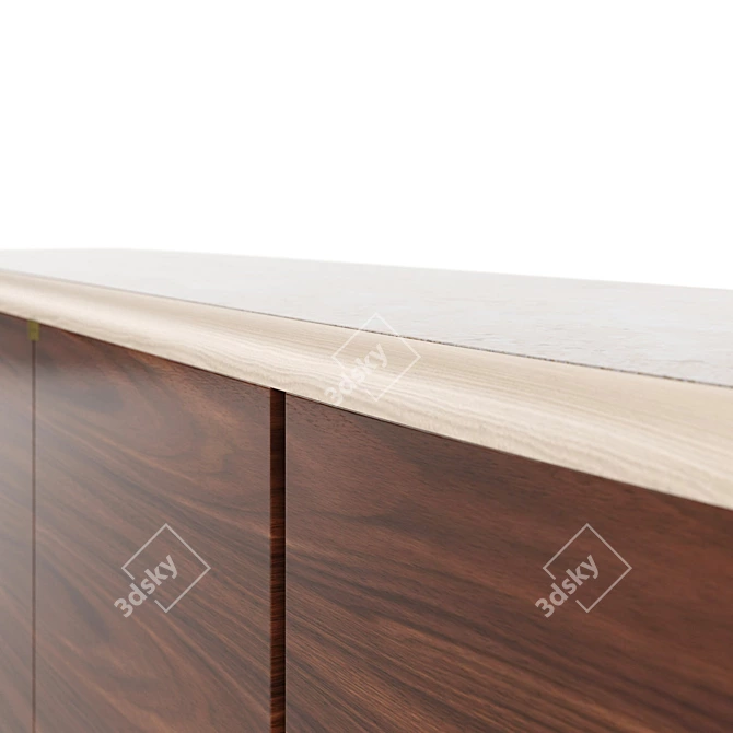 Giorgetti BULL Sideboard: Iconic Elegance 3D model image 5