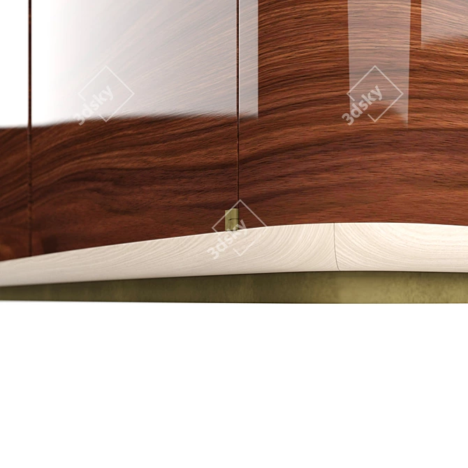 Giorgetti BULL Sideboard: Iconic Elegance 3D model image 6