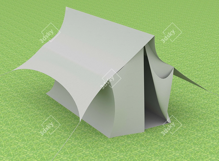 Portable Camping Tent 3D model image 1