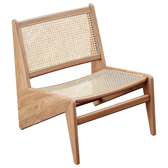 Heaps & Woods Jean Lounge Chair 3D model image 7