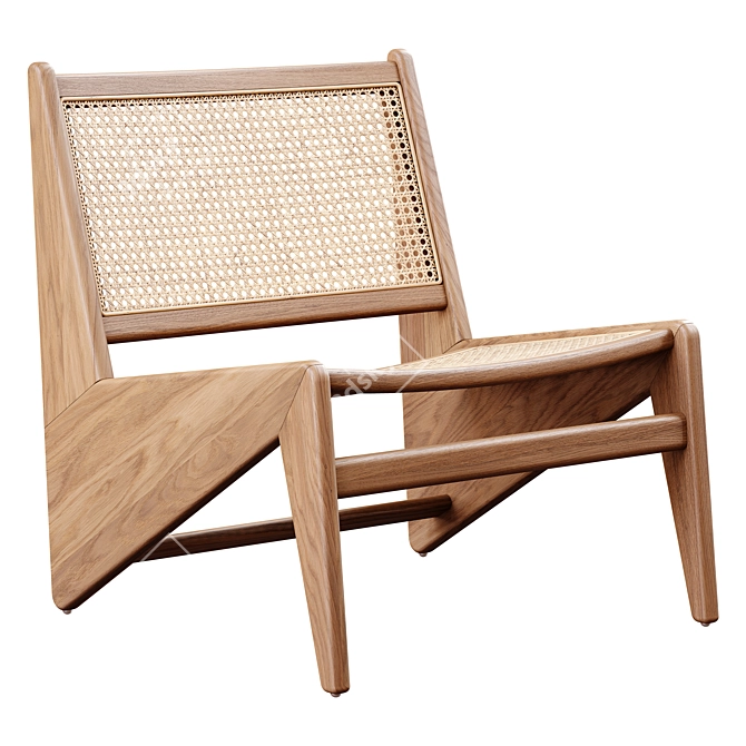 Heaps & Woods Jean Lounge Chair 3D model image 8