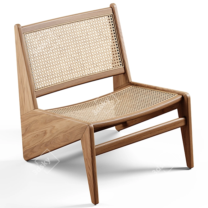 Heaps & Woods Jean Lounge Chair 3D model image 3