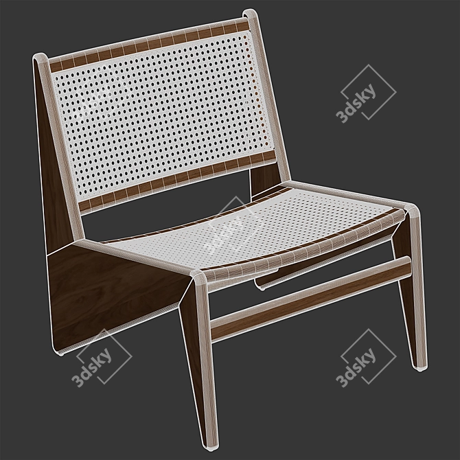 Heaps & Woods Jean Lounge Chair 3D model image 5