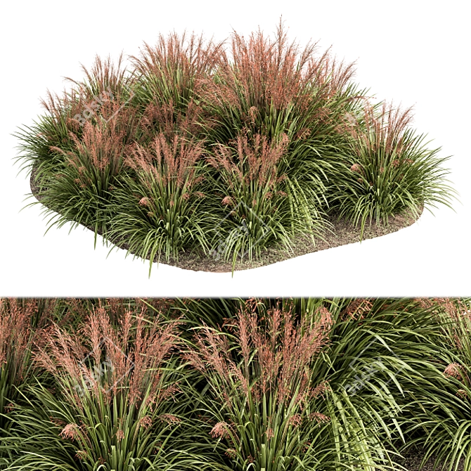 Ivy & Bush Garden Set 3D model image 1