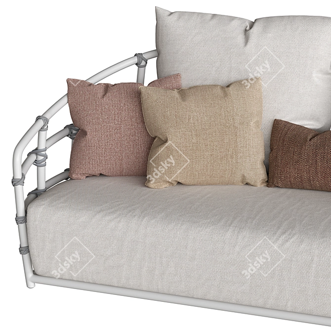 Modern and Luxurious Manhattan Sofa 3D model image 3