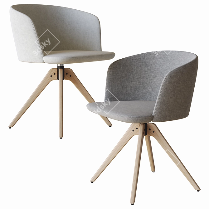Modern NYM 3D Chair 3D model image 3