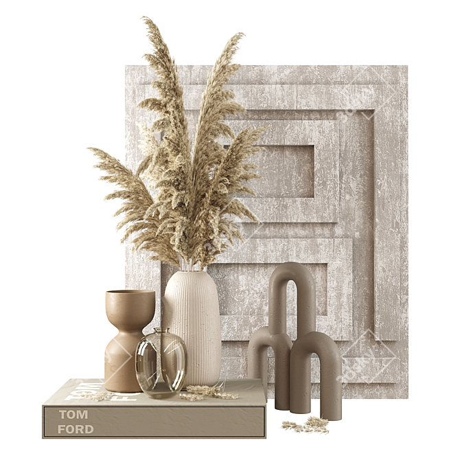 Elegant Poly Decor - 1 3D model image 1