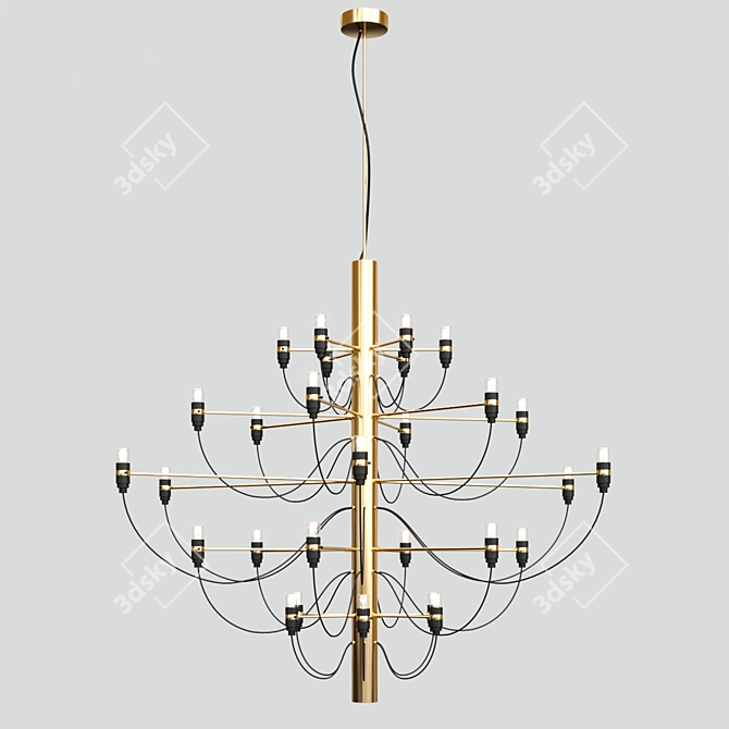 FLOS 2097 Replica Chandelier 3D model image 2