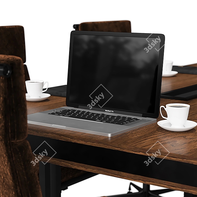 Modern Conference Table 2015 3D model image 2