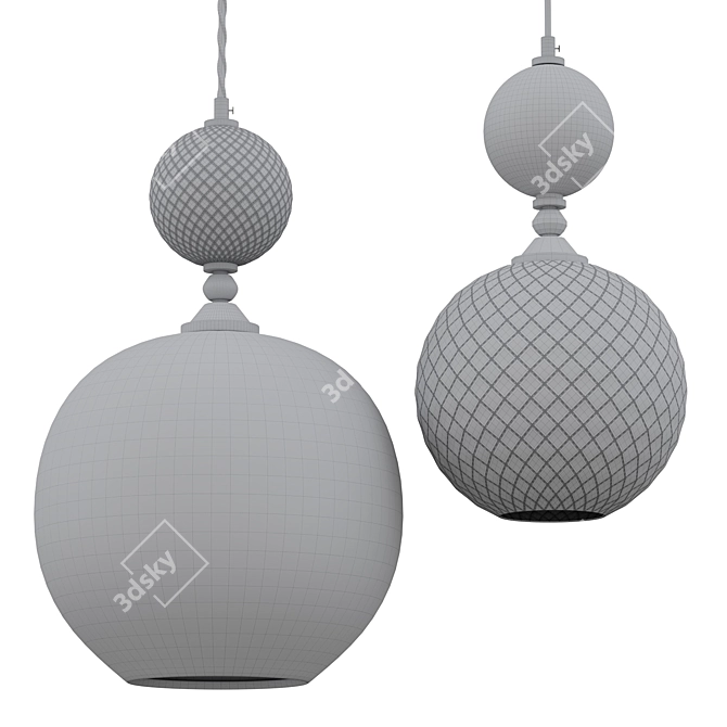 Luminous Pop Pendant Lights 3D model image 2