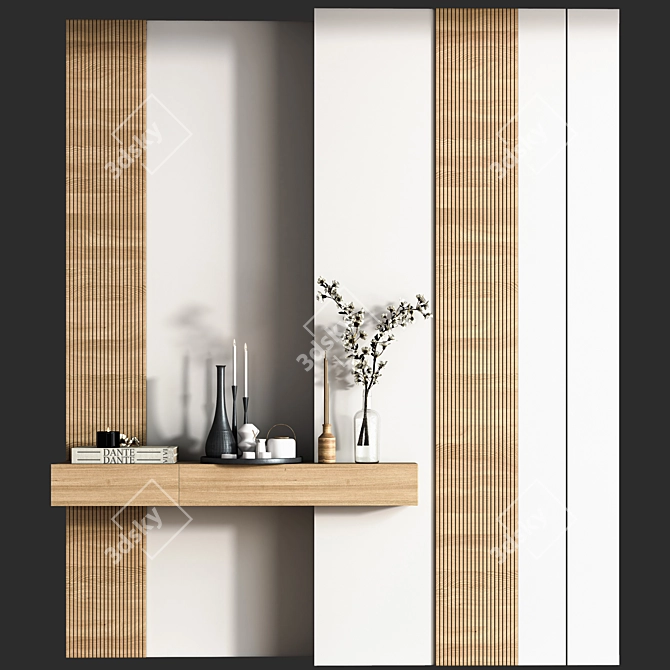 Elegant Hallway Decor with Decori 3D model image 1