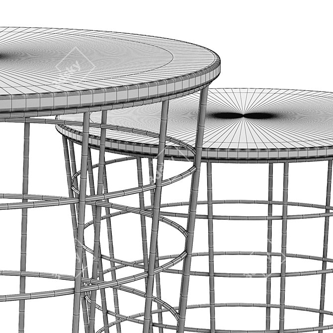 Modern Mcgowen End Table 3D model image 4