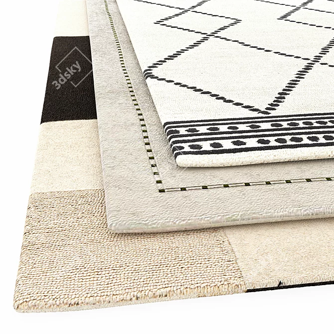 Hoot Beige Rug 2015 3D model image 2