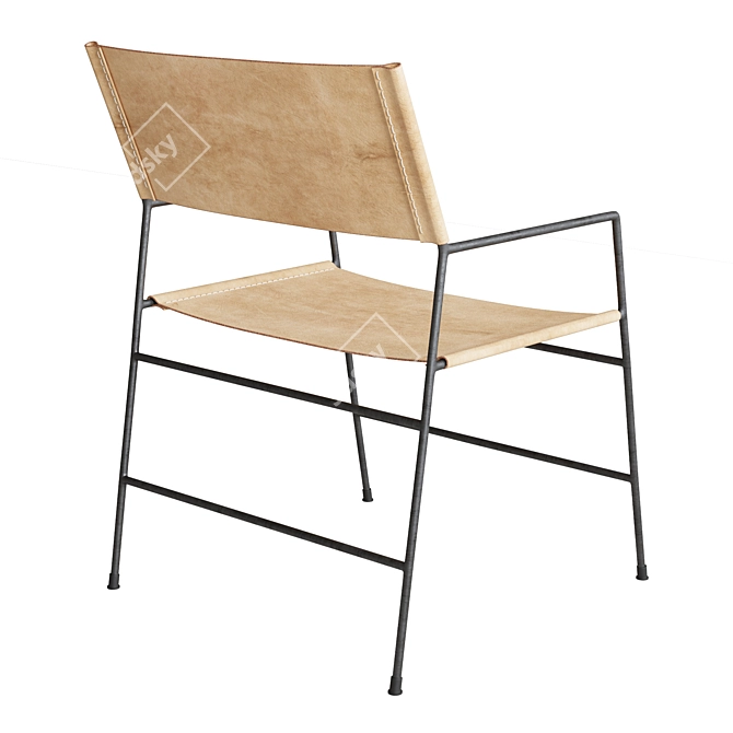Capri Carver Chair 3D model image 2