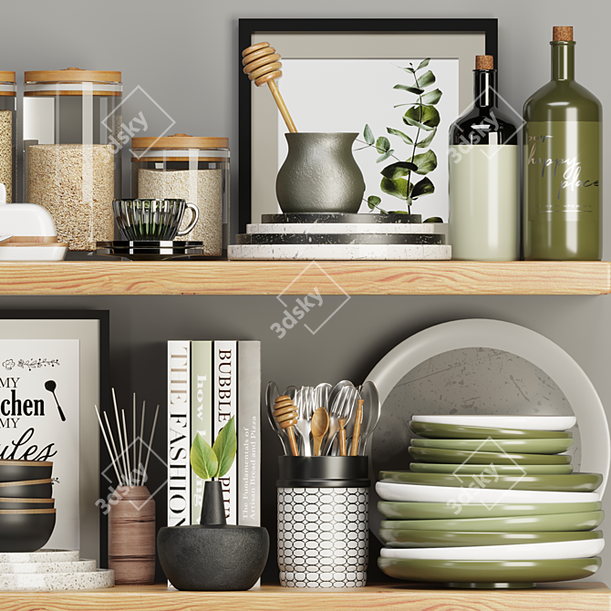 Versatile Kitchen Essentials 3D model image 2