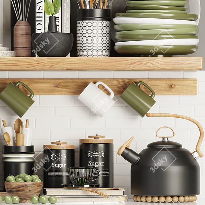 Versatile Kitchen Essentials 3D model image 4