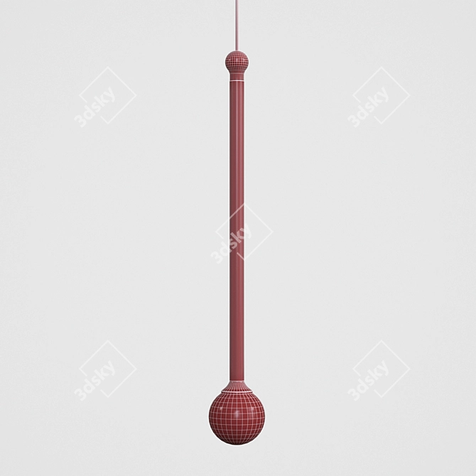 Modern Minimalist Design Lamp: BAST 3D model image 4