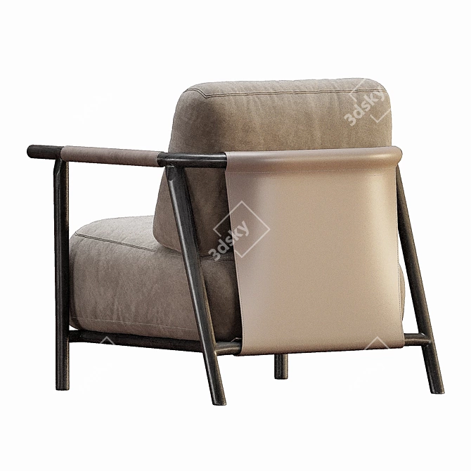 Contemporary Italian Ditre Nathy Sofa 3D model image 5