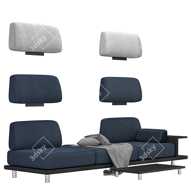 Modern Sofa: Sleek Design for Contemporary Living 3D model image 10