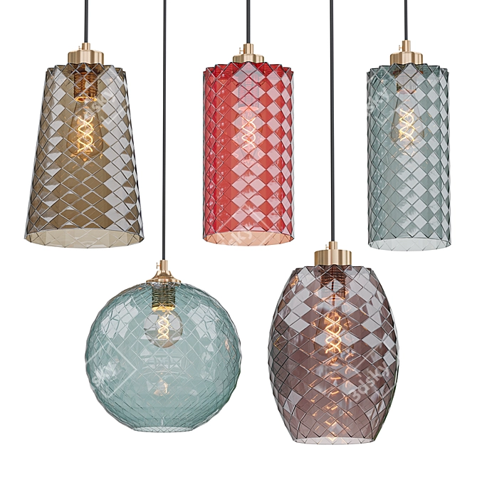 Customizable Pendant Lighting 3D model image 1