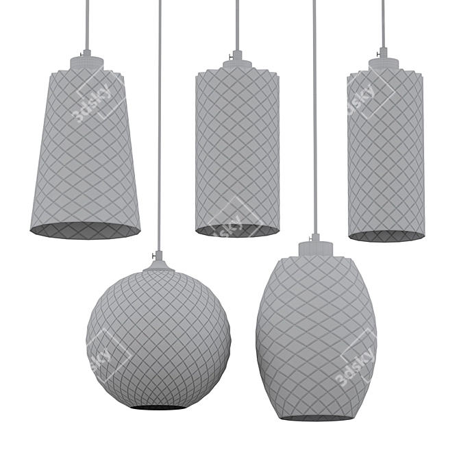 Customizable Pendant Lighting 3D model image 2