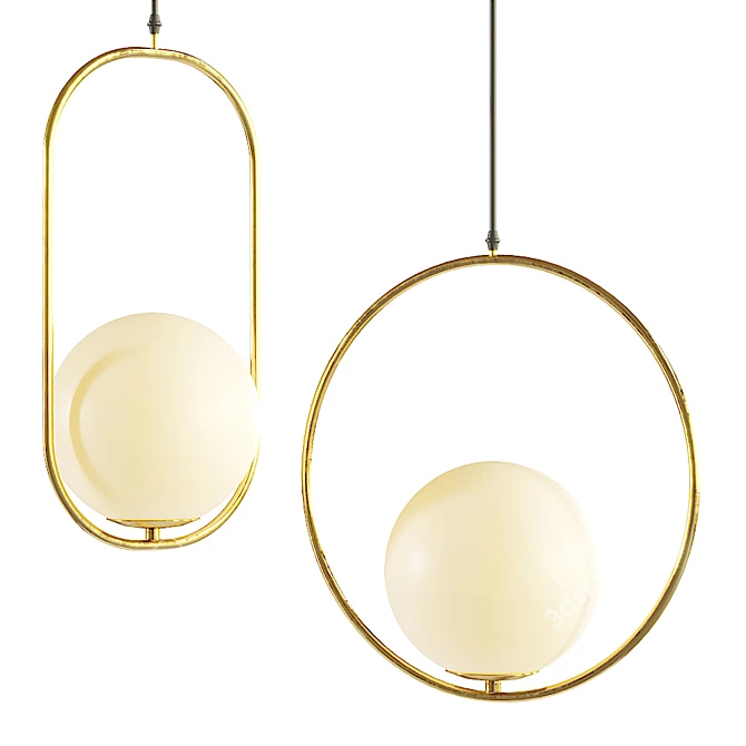 Aliexpress Pendant Lamp Set 3D model image 2