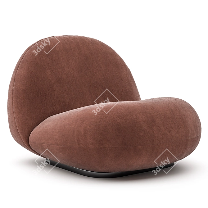 Pacha Lounge Chair: Comfort in Style 3D model image 4