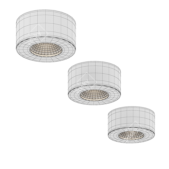 Odeon Light 7W LED Ceiling Light 3D model image 2