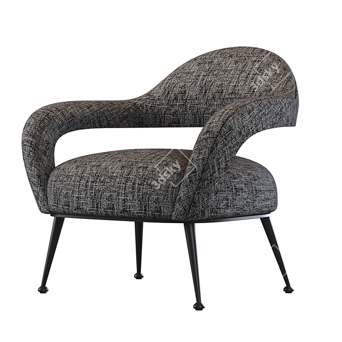 Eichholtz Lombardi Chair: Stylish and Sleek 3D model image 1