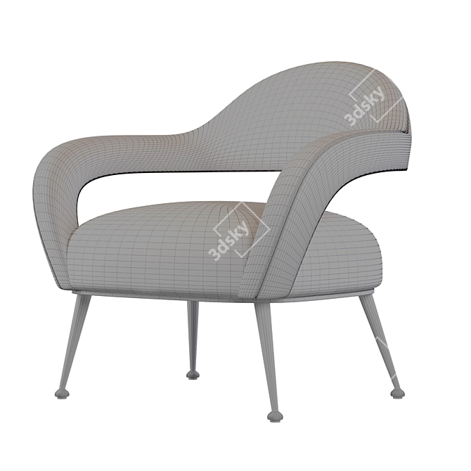 Eichholtz Lombardi Chair: Stylish and Sleek 3D model image 3