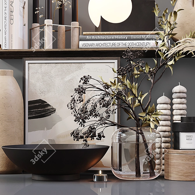 Modern Decor Set 042: High-Quality & Detailed 3D model image 4