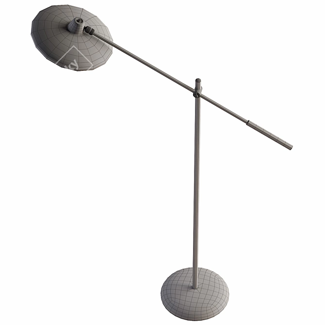 Stylish Green Stilnovo Floor Lamp 3D model image 4