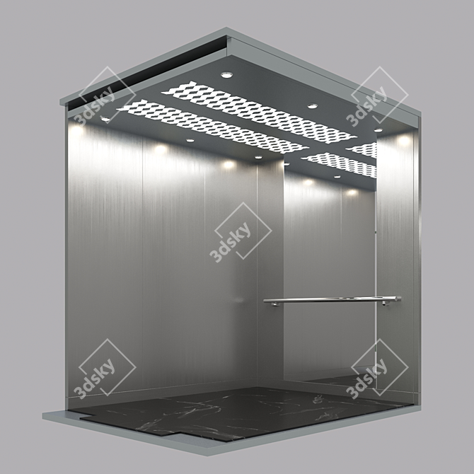 Versatile Elevator Cabinets: 6 Compact Options 3D model image 3