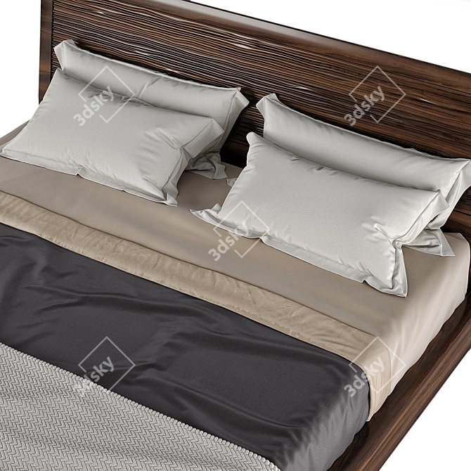 Benedetti SMILE Bed: Dune Collection 3D model image 3