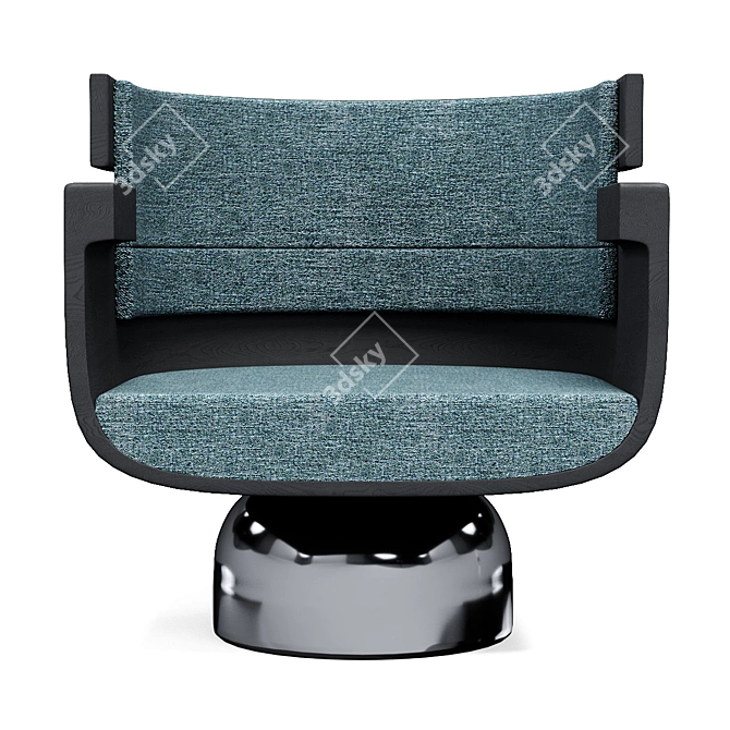 Midnight Sky Lounge Chair 3D model image 2