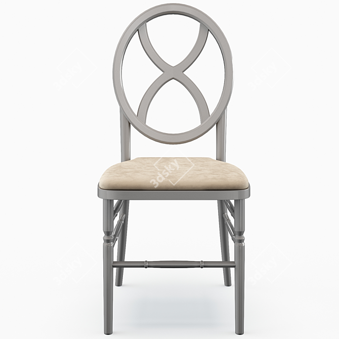 Stackable Albie Side Chair 3D model image 4