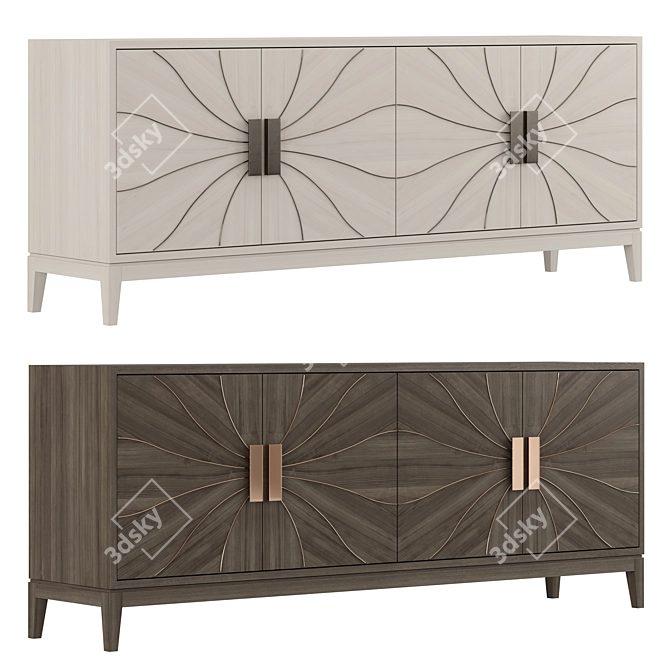 Delano Console: Two Material Harmony 3D model image 1