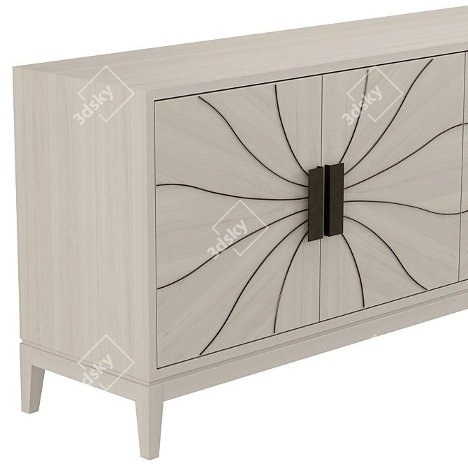 Delano Console: Two Material Harmony 3D model image 3