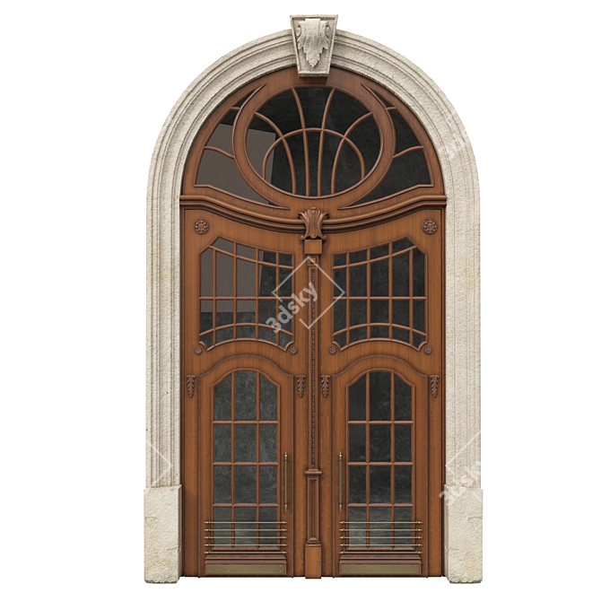 Classic Max 3D Door: 2500mm H-4800mm 3D model image 1