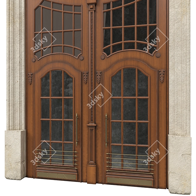 Classic Max 3D Door: 2500mm H-4800mm 3D model image 2