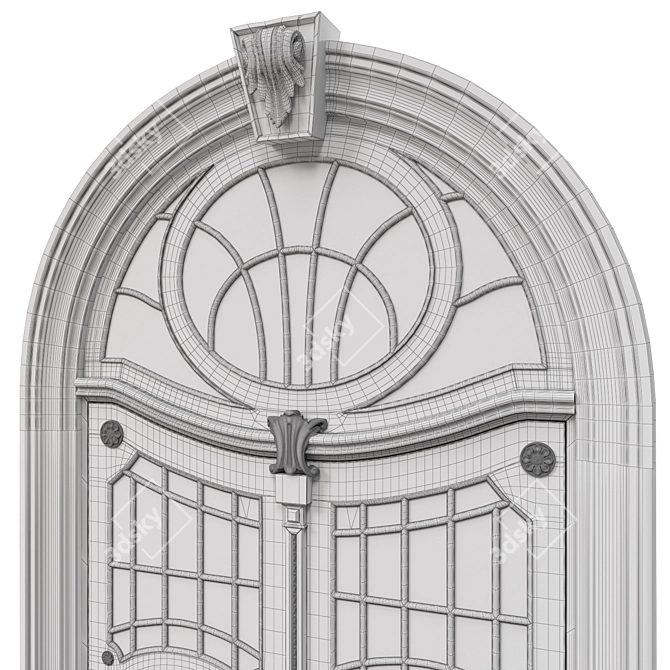 Classic Max 3D Door: 2500mm H-4800mm 3D model image 7