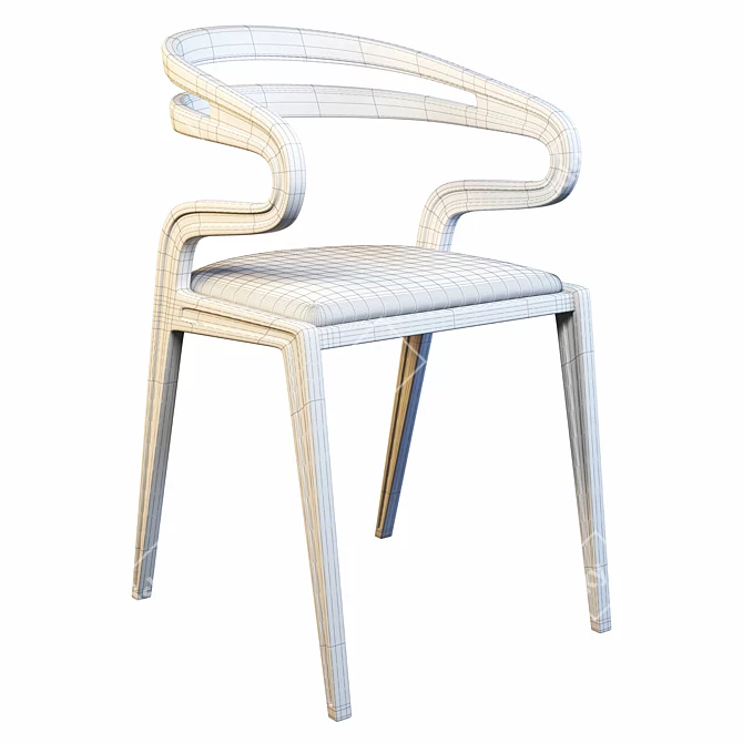 Kassite Contemporary Chair 3D model image 5