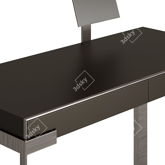 Fendi Aura Lady Desk with Lacquer Finish 3D model image 4