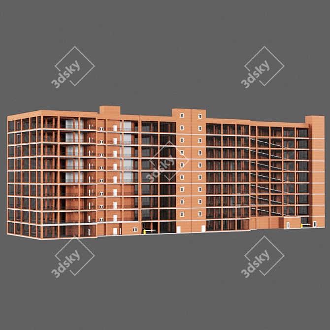 SmartPark: Multilevel Parking Solution 3D model image 1