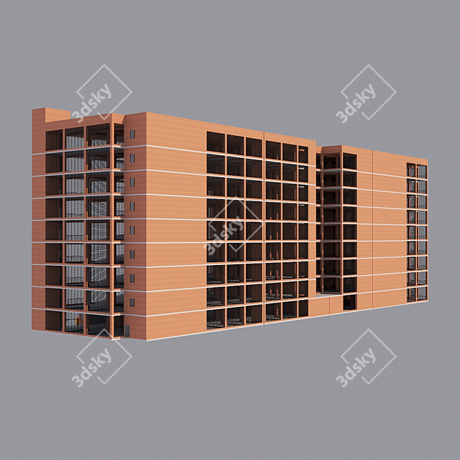 SmartPark: Multilevel Parking Solution 3D model image 6