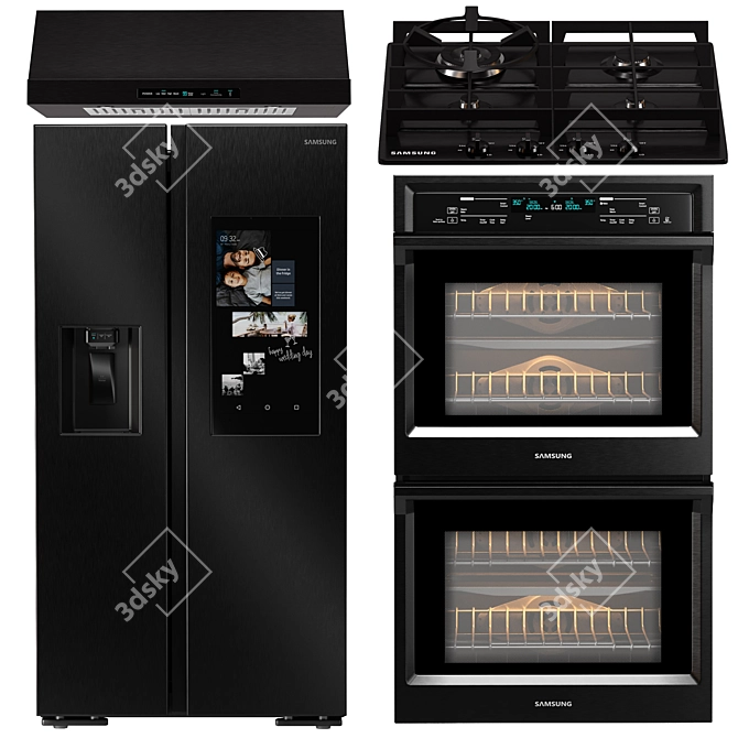 SAMSUNG Home Appliances Package 04 3D model image 1