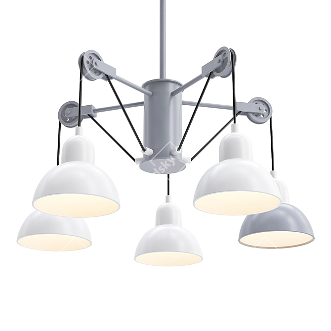 Freya FR5008PL-05GR Pendant Light 3D model image 1