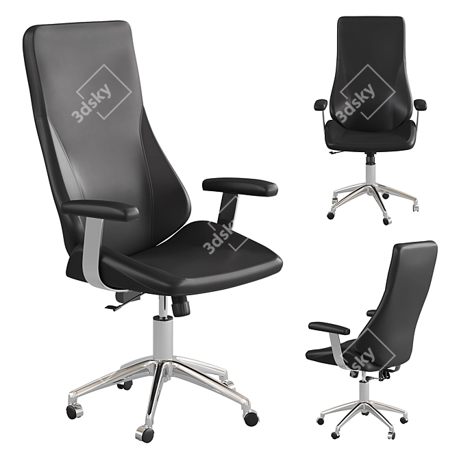 Ergo High Back Office Chair 3D model image 1