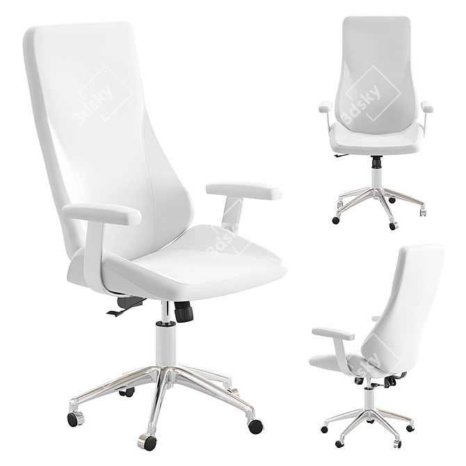 Ergo High Back Office Chair 3D model image 2