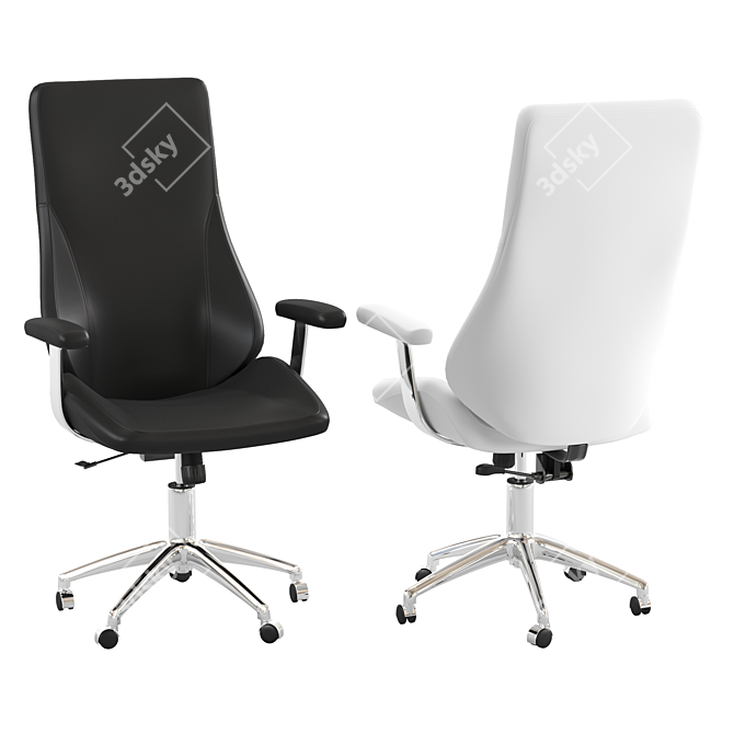 Ergo High Back Office Chair 3D model image 3